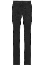 TOM FORD Black Denim Stretch Slim Fit Jean in Black, view 2, click to view large image.