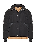 TOM FORD Micro Ottoman Down Jacket in Black, view 3, click to view large image.