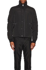 TOM FORD Micro Ottoman Down Jacket in Black, view 4, click to view large image.