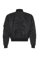 TOM FORD Compact Nylon Bomber in Black, view 2, click to view large image.