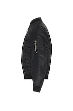 TOM FORD Compact Nylon Bomber in Black, view 3, click to view large image.