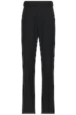 TOM FORD Atticus Plain Weave Suit in Black, view 4, click to view large image.