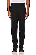 TOM FORD Long Sportswear Trouser in Black, view 4, click to view large image.
