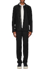 TOM FORD Long Sportswear Trouser in Black, view 5, click to view large image.