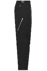 TOM FORD Cargo Sport Pants in Black, view 3, click to view large image.