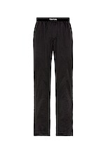 TOM FORD Silk Pajama Pants Wide Leg in Black, view 1, click to view large image.
