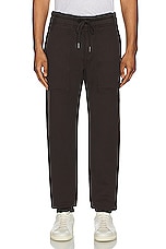 TOM FORD Sweatpants in Dark Chocolate, view 3, click to view large image.