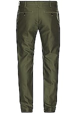 TOM FORD Compact Cotton Chino Pant in Emerald, view 2, click to view large image.