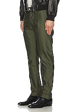 TOM FORD Compact Cotton Chino Pant in Emerald, view 4, click to view large image.
