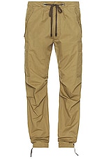 TOM FORD Enzyme Twill Cargo Sport Pant in Sage, view 1, click to view large image.