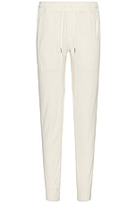 TOM FORD Lightweight Lounge Sweatpant in Ivory, view 1, click to view large image.