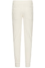 TOM FORD Lightweight Lounge Sweatpant in Ivory, view 2, click to view large image.