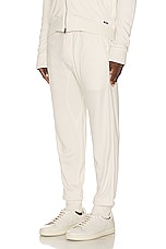 TOM FORD Lightweight Lounge Sweatpant in Ivory, view 4, click to view large image.