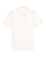 TOM FORD Toweling Polo in White, view 2, click to view large image.