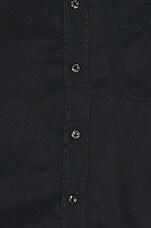 TOM FORD Garment Dyed Shirt in Navy, view 4, click to view large image.