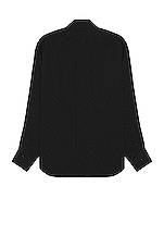 TOM FORD Long Sleeve Dress Shirt in Black, view 2, click to view large image.