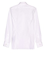 TOM FORD Poplin Day Shirt in White, view 2, click to view large image.