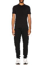 TOM FORD Viscose Cotton Tee in Black, view 4, click to view large image.
