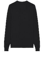 TOM FORD Henley in Black, view 2, click to view large image.