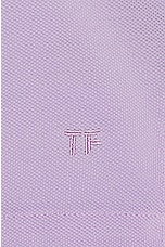 TOM FORD Tennis Polo in Lavender, view 3, click to view large image.
