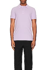 TOM FORD Tennis Polo in Lavender, view 4, click to view large image.