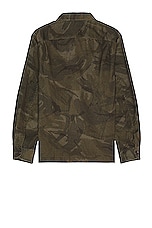 TOM FORD Camo Cord Over Shirt in Combo Camo, view 2, click to view large image.