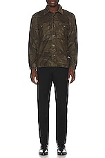 TOM FORD Camo Cord Over Shirt in Combo Camo, view 5, click to view large image.