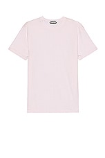 TOM FORD Lyocell Cotton Tee in Pale Lilac, view 1, click to view large image.