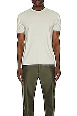 TOM FORD Lyocell Cotton Tee in Pale Mint, view 4, click to view large image.