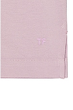 TOM FORD Tennis Piquet Polo in Light Lavender, view 3, click to view large image.