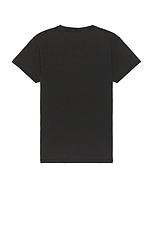 TOM FORD Cold Dye Cotton T-Shirt in Charcoal, view 2, click to view large image.
