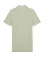 TOM FORD Tennis Piquet Short Sleeve Polo in Menthol, view 2, click to view large image.