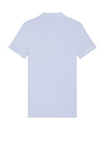 TOM FORD Tennis Piquet Short Sleeve Polo in Periwinkle, view 2, click to view large image.