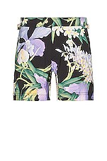 TOM FORD Bold Orchid Swim Shorts in Bold Orchid Lavender, view 1, click to view large image.