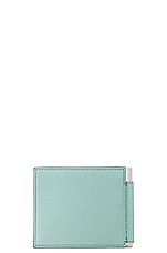 TOM FORD Money Clip Wallet in Nile Blue, view 2, click to view large image.