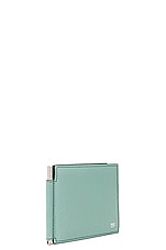 TOM FORD Money Clip Wallet in Nile Blue, view 3, click to view large image.