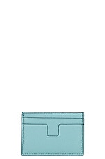 TOM FORD Classic Card Holder in Nile Blue, view 2, click to view large image.