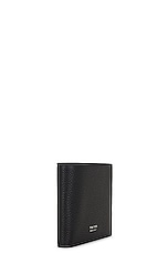 TOM FORD Two Tone Leather Bifold Wallet in Black & Lime, view 3, click to view large image.