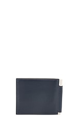 TOM FORD T Line Money Clip Wallet in Denim Blue, view 2, click to view large image.