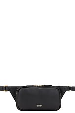 TOM FORD Small Zip Belt Bag in Black, view 1, click to view large image.