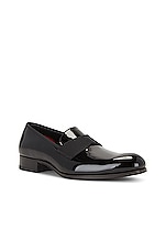 TOM FORD Patent Leather Loafer in Black, view 2, click to view large image.