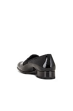 TOM FORD Patent Leather Loafer in Black, view 3, click to view large image.