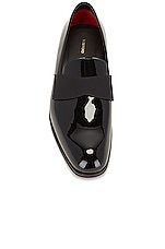 TOM FORD Patent Leather Loafer in Black, view 4, click to view large image.