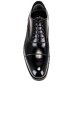 TOM FORD Edgar Lace Up Dress Shoe in Black, view 4, click to view large image.