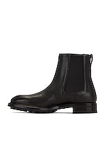 TOM FORD Small Grain Leather Ankle Boots in Black, view 5, click to view large image.