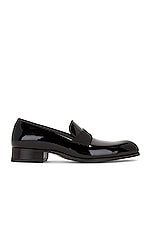 TOM FORD Patent Loafers in Black, view 1, click to view large image.