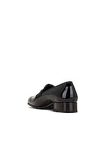 TOM FORD Patent Loafers in Black, view 3, click to view large image.