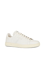 TOM FORD Low Top Sneaker in Butter & Cream, view 2, click to view large image.