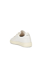 TOM FORD Low Top Sneaker in Butter & Cream, view 3, click to view large image.