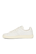 TOM FORD Low Top Sneaker in Butter & Cream, view 5, click to view large image.